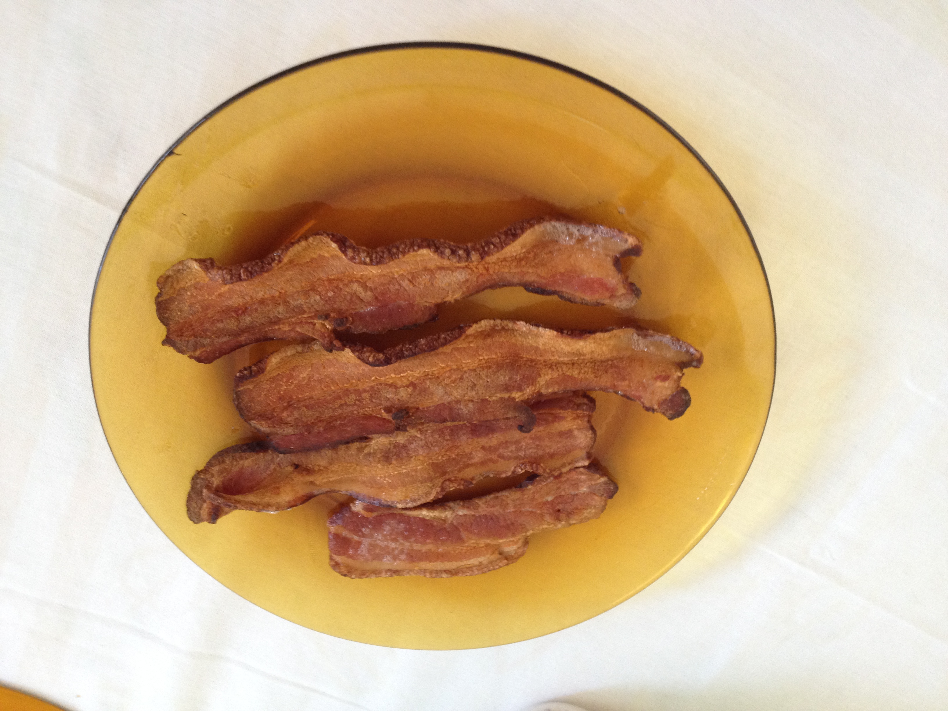 cooked bacon